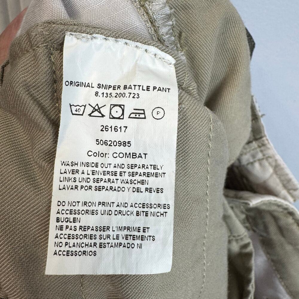 G star Sniper Battle Cargo pant Combat Camo Multi Pockets Military Sz 33 - Picture 16 of 16